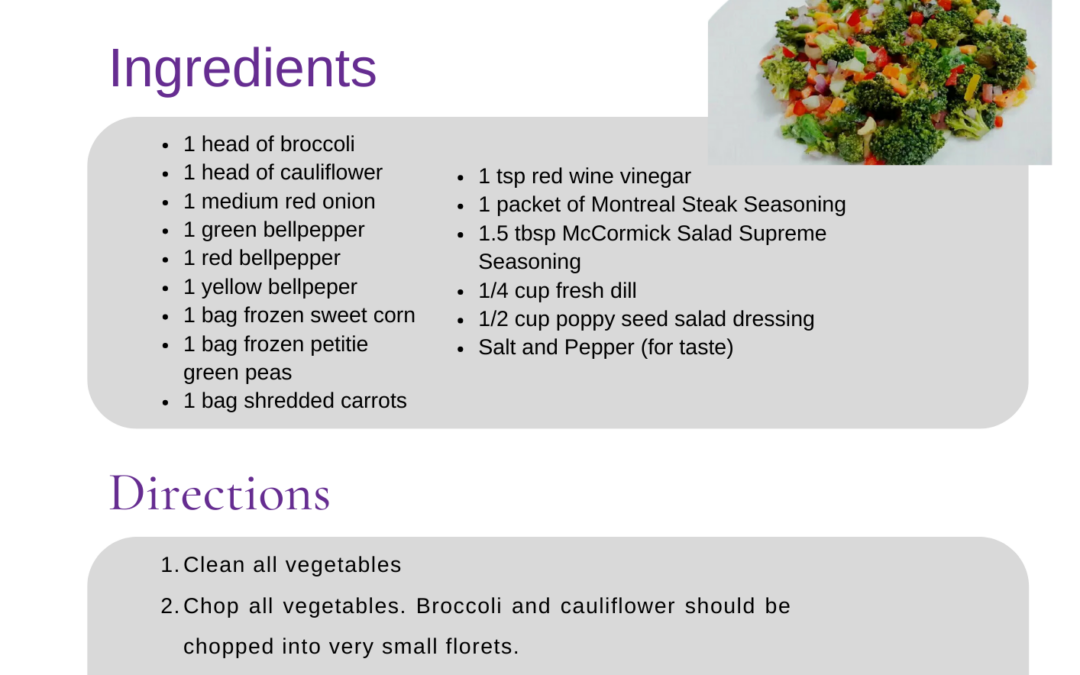 Everything Vegetable Salad Recipe